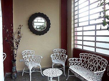 Terraza de uno de los apartamentos