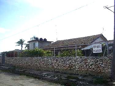 La casa vista desde la playa