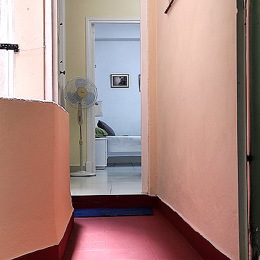 Entrada al apartamento de Esmeralda