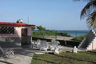 Salida hacia la playa