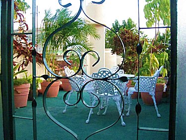 Terraza planta alta vista desde el interior