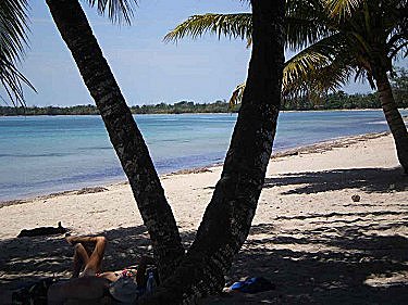 Playa a solo 40 metros de la casa