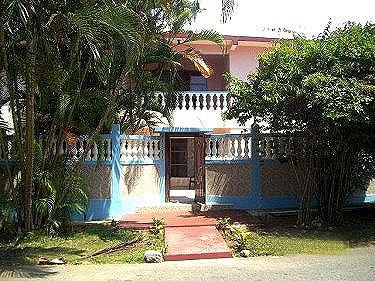 Vista desde la entrada de la casa de Cary