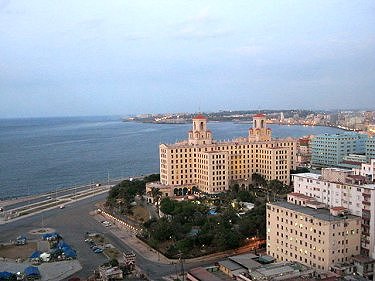 Vistas desde apartamento de Antonio al Hotel Nacional