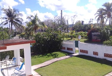 Jardin visto desde planta alta 