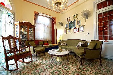 Sala de estar para los turistas