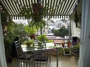 Terraza del apartamento de arriba