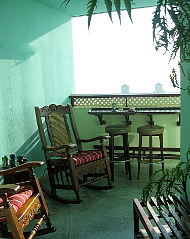 Terraza del apartamento de Ana Julia