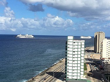 Vistas al mar desde el apartamento 